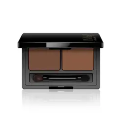 پالت دو رنگ سایه ابرو این لی شماره 02 | Inlay Brow powder Duo Walnut – Warm Dark Brown  No 02