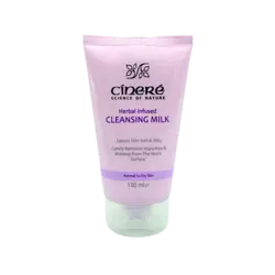 پاک کننده پوست صورت سینره مخصوص پوست‌های خشک تا معمولی | Cinere Cleansing Milk Herbal Infused