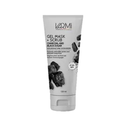 ماسک و اسکراب زغال و شکر سیاه وارمی | Varmi Gel Mask & Scrub Charcoal And Black Sugar