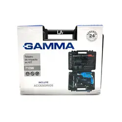پک کامل دریل برقی 710 وات گاما GAMMA G1903KAR - لرد ابزار