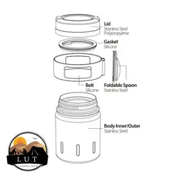 فلاسک غذای سانتکو مدل KOGE - فروشگاه لوت