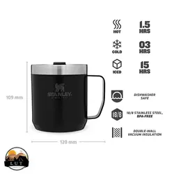 ماگ دسته دار 350 میلی لیتری استنلی classic stanley Legendary camp - فروشگاه لوت