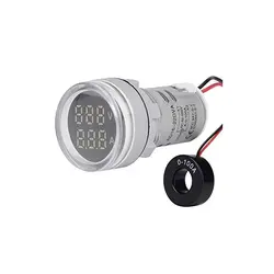 ولت متر آمپرمتر AC چراغ سیگنالی سفید