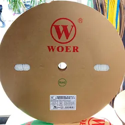 وارنیش حرارتی سفید قطر 25 میلیمتر-حلقه 50 متری