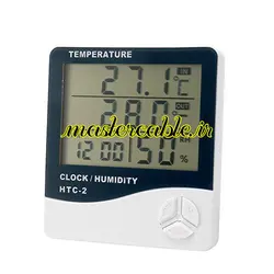 دماسنج و رطوبت سنج دیجیتالی با سنسور بیرونی دما HTC-2