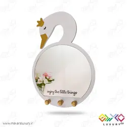 آینه دکوراتیو اتاق کودک طرح قو MKIDS57
