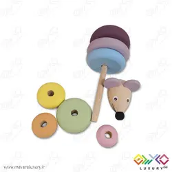 اکسسوری و اسباب بازی چوبی هرم هوش مدل موش MKT21