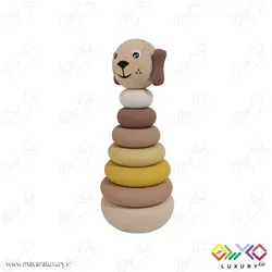 اکسسوری و اسباب بازی چوبی هرم هوش مدل سگ MKT22