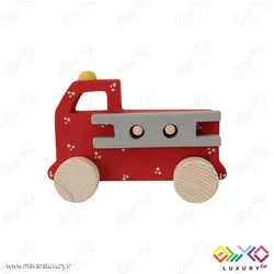 اکسسوری و اسباب بازی چوبی کودک طرح ماشین آتش نشانی MKT25