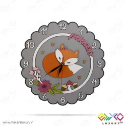 ساعت دیواری اتاق کودک طرح پرنسس روباه MKids65
