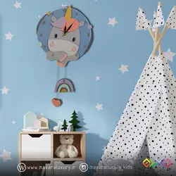 ساعت دیواری اتاق کودک مدل پونی کوچولو MKids70