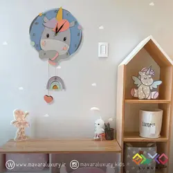 ساعت دیواری اتاق کودک مدل پونی کوچولو MKids70