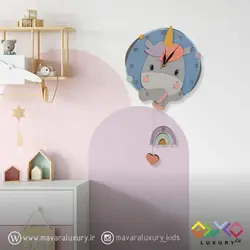 ساعت دیواری اتاق کودک مدل پونی کوچولو MKids70