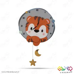 ساعت دیواری اتاق کودک مدل ببری MKids71