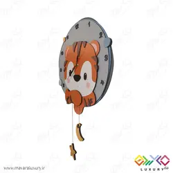 ساعت دیواری اتاق کودک مدل ببری MKids71