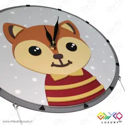 ساعت دیواری اتاق کودک و نوجوان طرح روباه MKids43