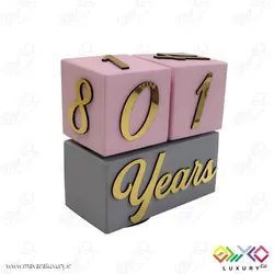 ست کامل مکعب چوبی گاهشمار سن کودک MKIDS35