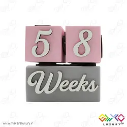 ست کامل مکعب چوبی گاهشمار سن کودک MKIDS35