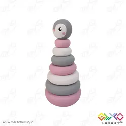 اکسسوری و اسباب بازی چوبی هرم هوش مدل پنگوئن MKT18