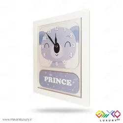 ساعت دیواری اتاق کودک سری پرنس مدل MKids45E