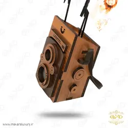 نگهدارنده رومیزی عکس طرح ماکت چوبی دوربین لوبیتل مدل MD033