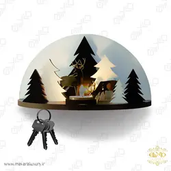 جا کلیدی مگنتی دیواری مدل MD008