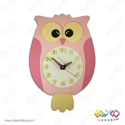 ساعت دیواری اتاق کودک طرح جغد MC052