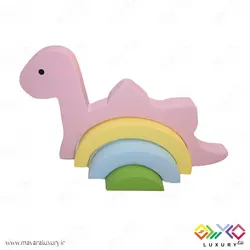 اکسسوری چوبی پازل دایناسور MKT16