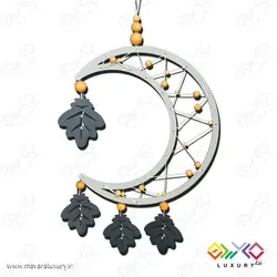 آویز تزئینی ماه و برگ فانتزی MKIDS36