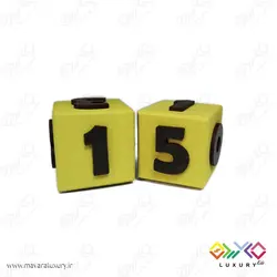 مکعب چوبی اعداد گاه شمار سن کودک MKIDS35