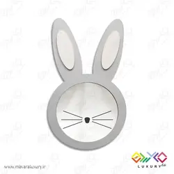 آینه دکوراتیو اتاق کودک طرح خرگوش MKIDS26