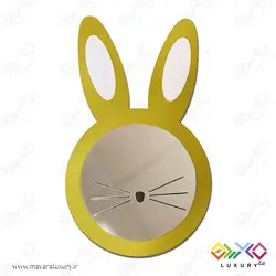 آینه دکوراتیو اتاق کودک طرح خرگوش MKIDS26