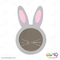 آینه دکوراتیو اتاق کودک طرح خرگوش MKIDS26
