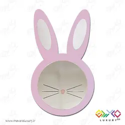 آینه دکوراتیو اتاق کودک طرح خرگوش MKIDS26