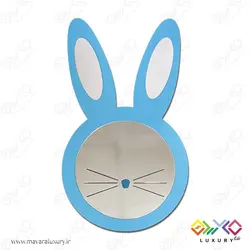 آینه دکوراتیو اتاق کودک طرح خرگوش MKIDS26