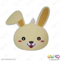 دیوارکوب تزئینی اتاق کودک طرح حیوانات (خرگوش) MKIDS19