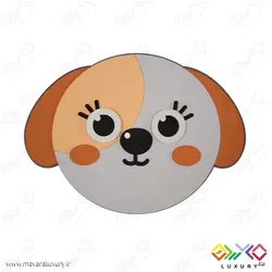 دیوارکوب تزئینی اتاق کودک طرح حیوانات (سگ) MKIDS19