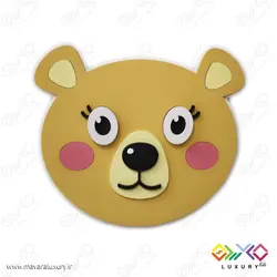 دیوارکوب تزئینی اتاق کودک طرح حیوانات (خرس) MKIDS19