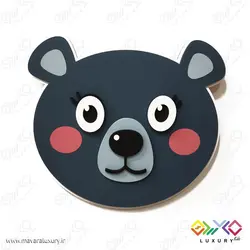 دیوارکوب تزئینی اتاق کودک طرح حیوانات (خرس) MKIDS19
