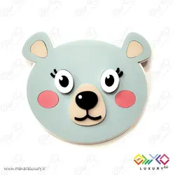 دیوارکوب تزئینی اتاق کودک طرح حیوانات (خرس) MKIDS19