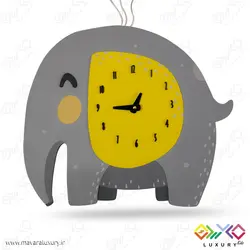 ساعت دیواری اتاق کودک و نوجوان طرح فیل بادکنکی MKids54