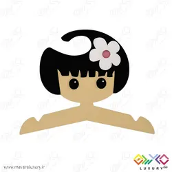 رخت آویز کودکانه طرح دخترانه مدل MKids47A