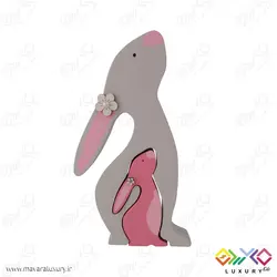 اکسسوری اتاق کودک پازل خرگوش مادر و دختر MKids55