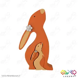 اکسسوری اتاق کودک پازل خرگوش مادر و دختر MKids55