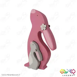 اکسسوری اتاق کودک پازل خرگوش مادر و دختر MKids55
