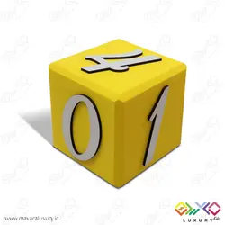 مکعب چوبی اعداد گاهشمار سن کودک (مگاسایز) MKIDS35