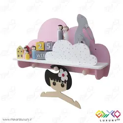 شلف دکوراتیو اتاق کودک طرح ابر MKids52