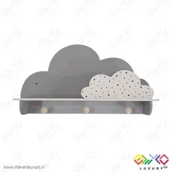 شلف دکوراتیو اتاق کودک طرح ابر MKids52