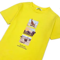 تیشرت پسرانه خوشرنگ تیشرت پسرانه طرح حیوانات برند Mayoral