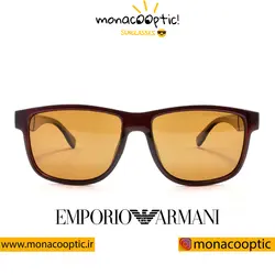 عینک آفتابی امپریو آرمانی 1811-3E قهوه ای براق (لنز تیره)